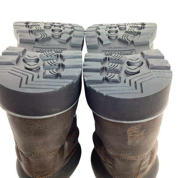 Wolverine Floorhand 6” Mens 8.5 EW Waterproof Lace-Up Leather Work Boots - Picture 10 of 15